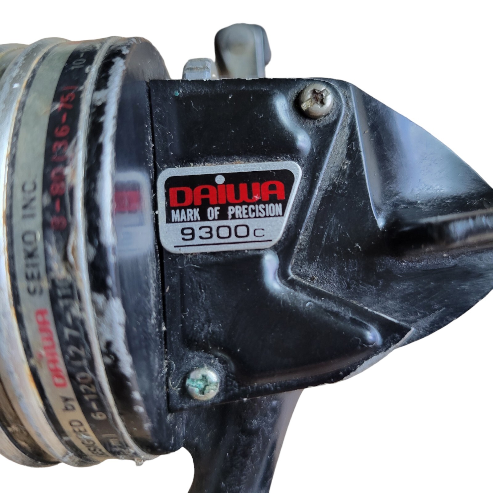 Vintage Fishing Spin Cast Reel Designed by Daiwa Seiko 9300c Mark of Precision.