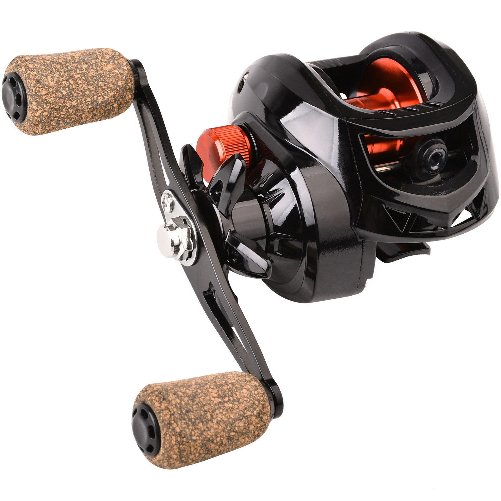 Fishing Baitcasting Reel All Metal Spool 18+1BB 10Kg/22Lb Max Drag Speed Ratio 7
