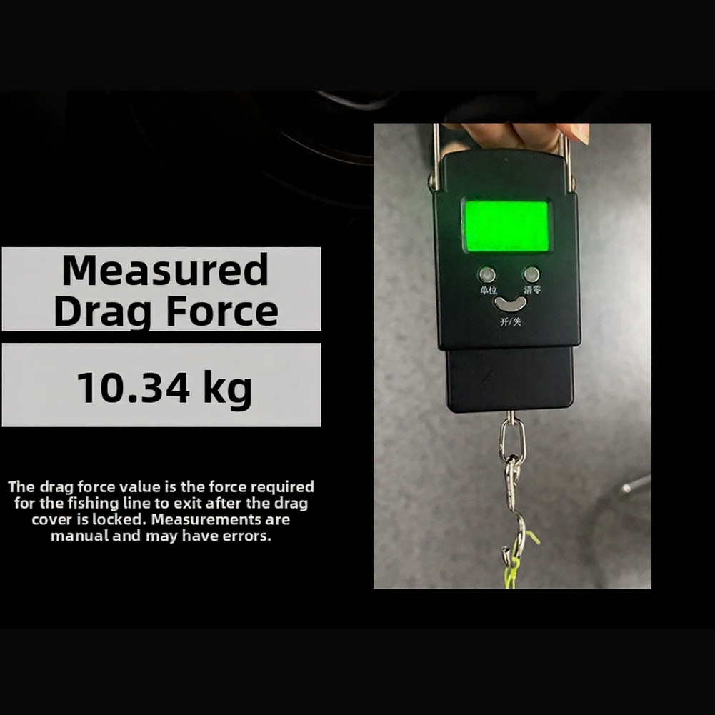 Fishing Reel Dual Braking 4.9:1 Gear Ratio for Strong Fish Control