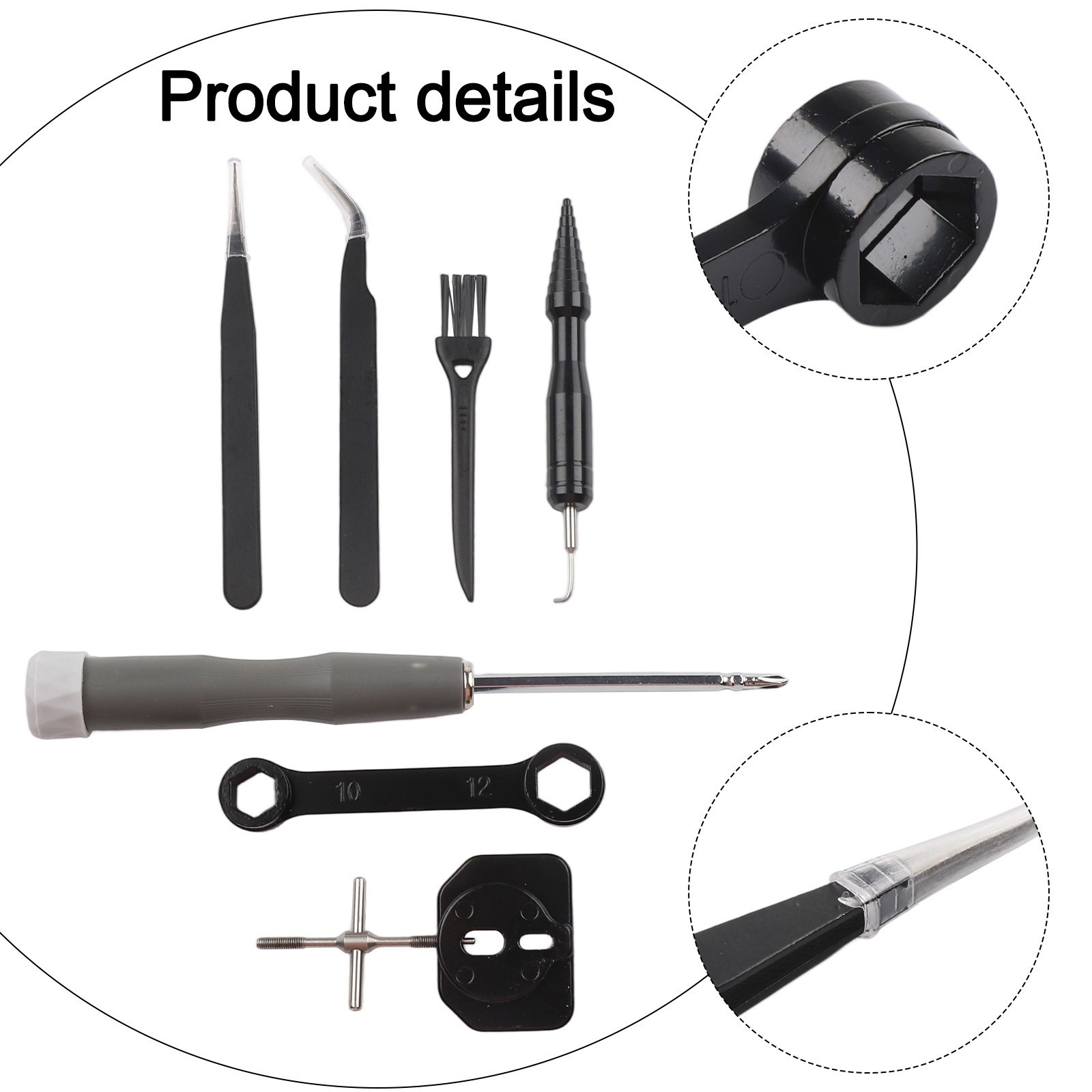 Fishing Tackle Maintenance Kit with Easy Disassembly Tools for Reel Care