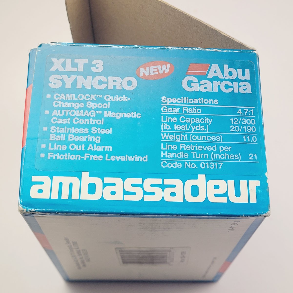 Vintage NOS Abu Garcia Ambassadeur Baitcasting Reel Boxed – XLT 3 Syncro