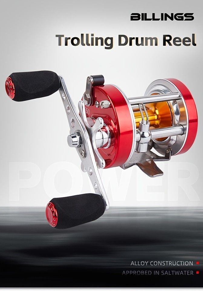 Baitcasting Reel 5.2:1 4.2:1 High Drag Left Right Hand Used