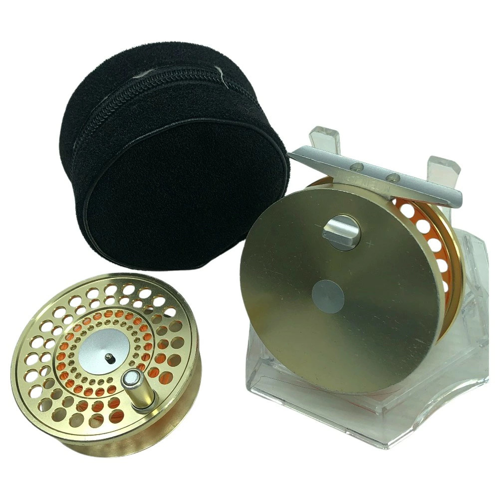 Smith Mariette Fly Reel C Rank Fishing Tackle, Used, Includes Spool & Pouch