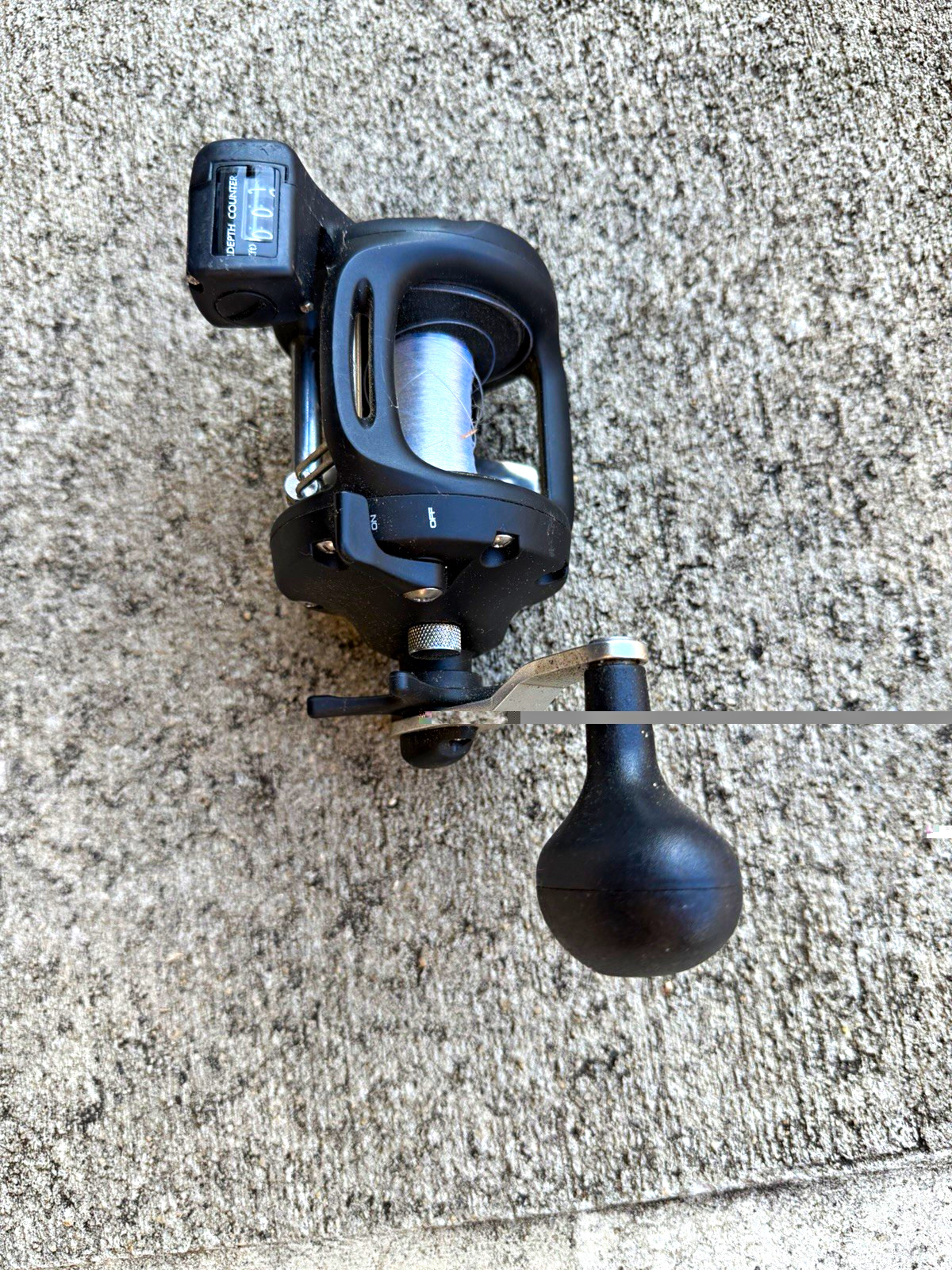 BARELY USED! Okuma Magda Pro MA-30DLXT Trolling Reel Line Counter