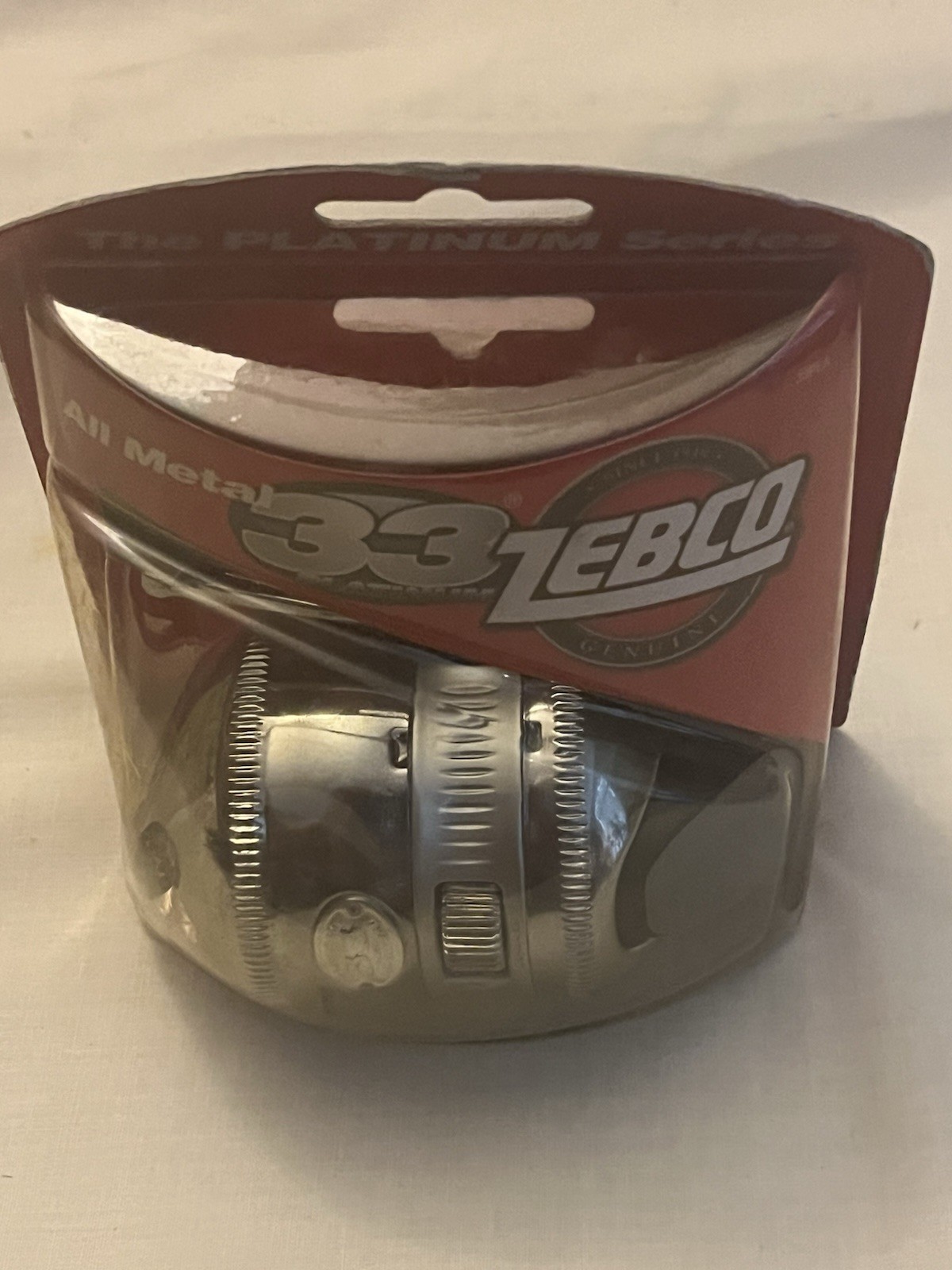 Zebco 33 Platinum Reel All Metal Pre-Spooled w/ 10lb Cajun Line NEW SEALED 2008