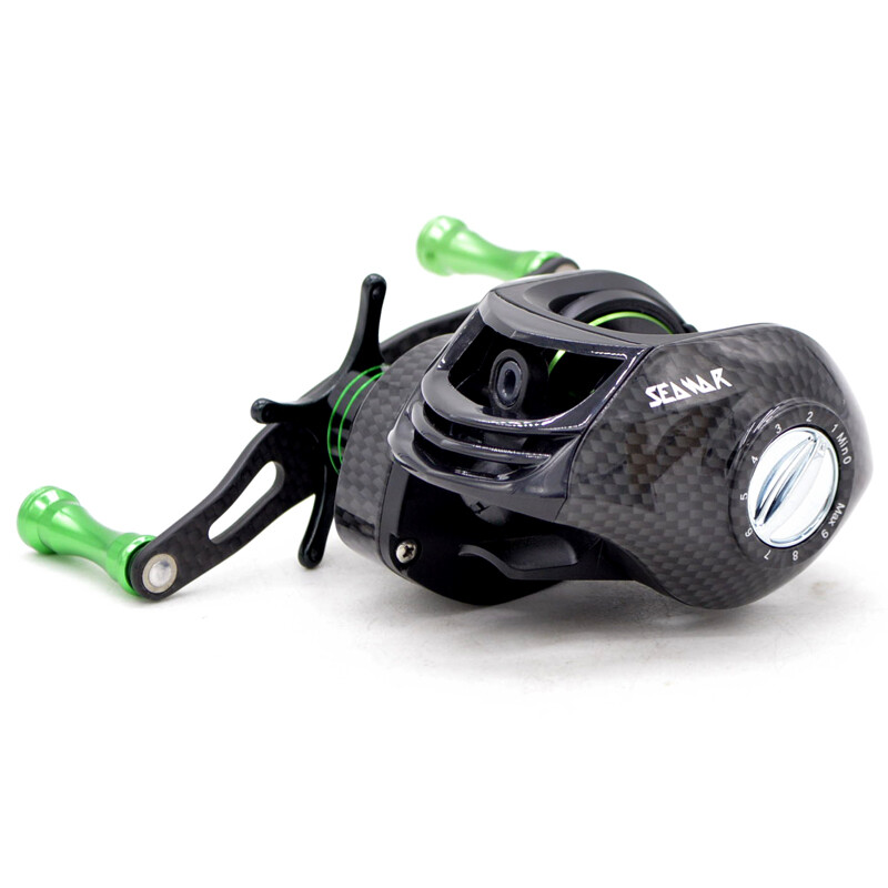 Baitcasting Fishing Reels 7.1:1 Smooth Gear Ratio Aluminum Spool Right/Left Hand