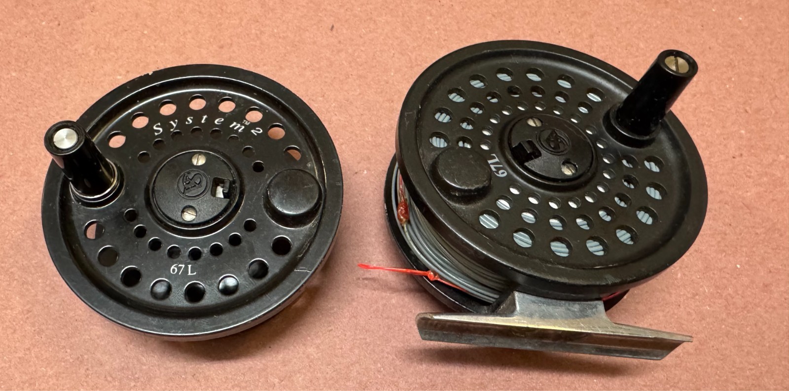 Scientific Anglers System 2 Fly Fishing Reel & Spare Spool w/Line Fly Reel 67-L
