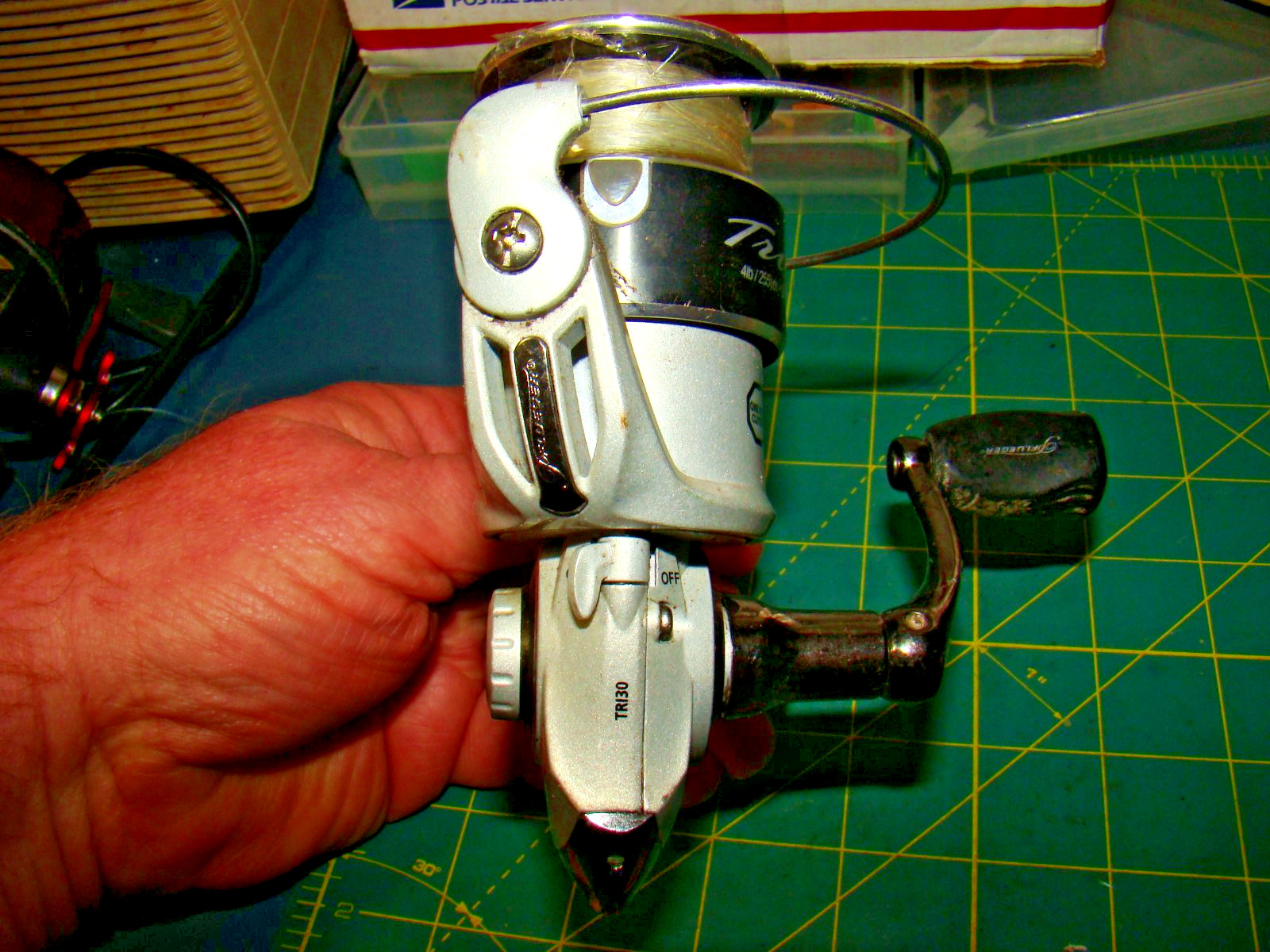 W0506 PF PFLUEGER TRION TRI30 SPINNING FISHING REEL