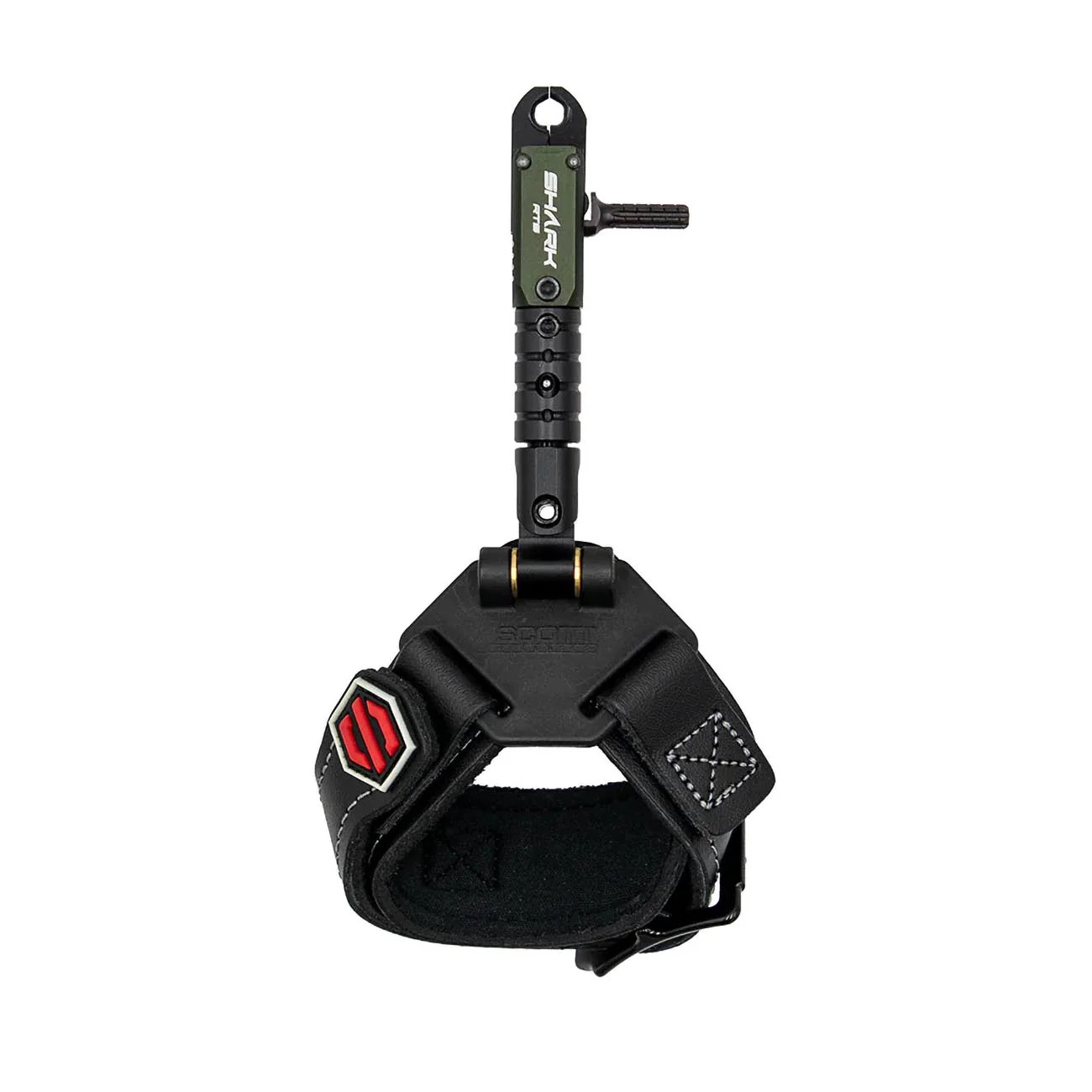 Scott „Shark RTS“ Double Jaw Black Leather Release (Green Accents)