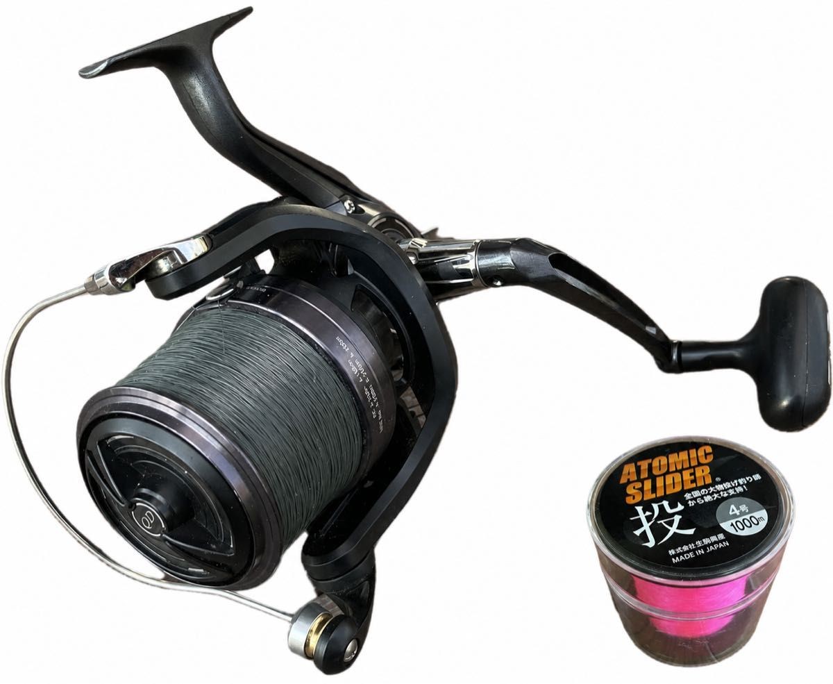 DAIWA Crosscast 4000QD Spinning Reel with Atomix Slider Surf Line Set