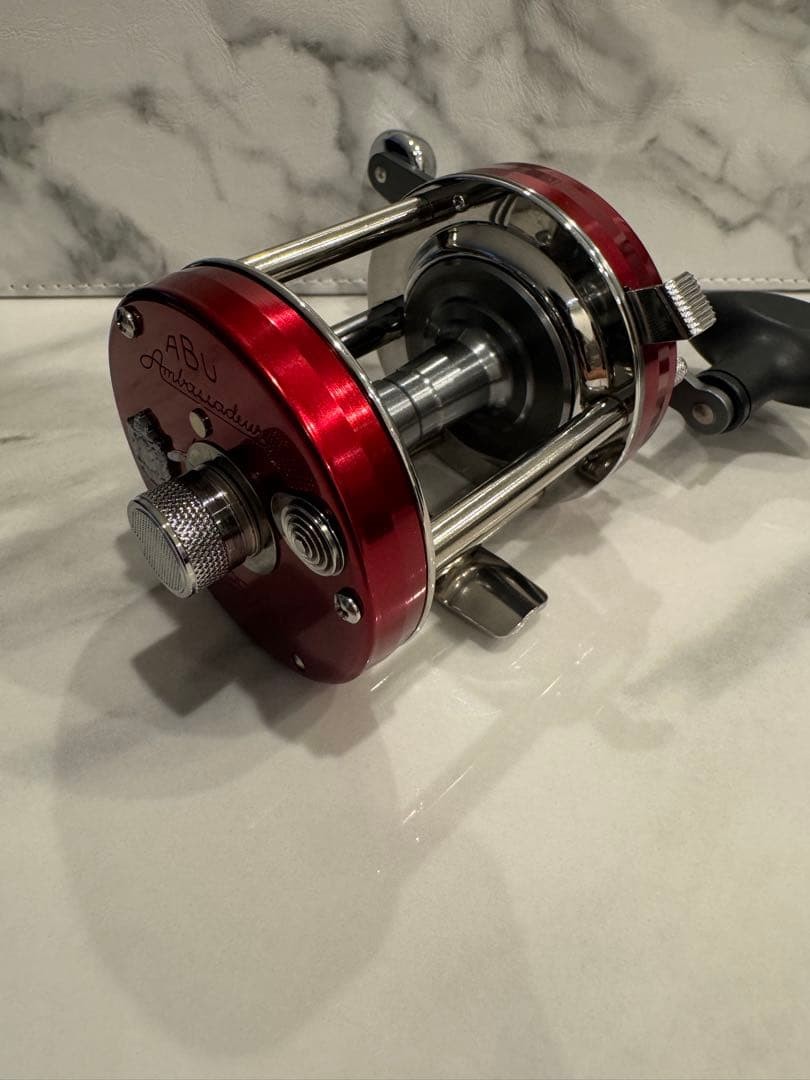 ABU Garcia 6500CS Pro Rock Burgundy Baitcasting Reel Red