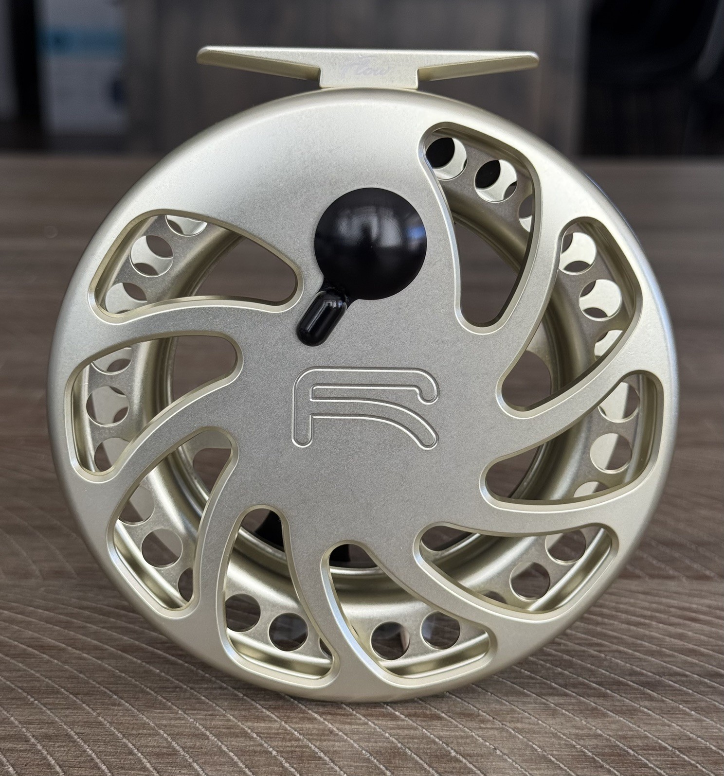 New (Unused) Ross Flow Centerpin Fly Reel w/Original Box/Pouch/Paperwork