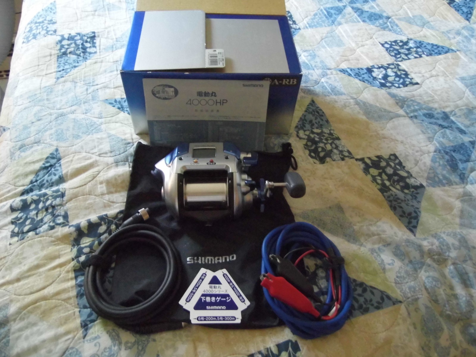 Shimano DendouMaru 4000 Electric Fishing Reel Tested W/Factory Box Made In Japan