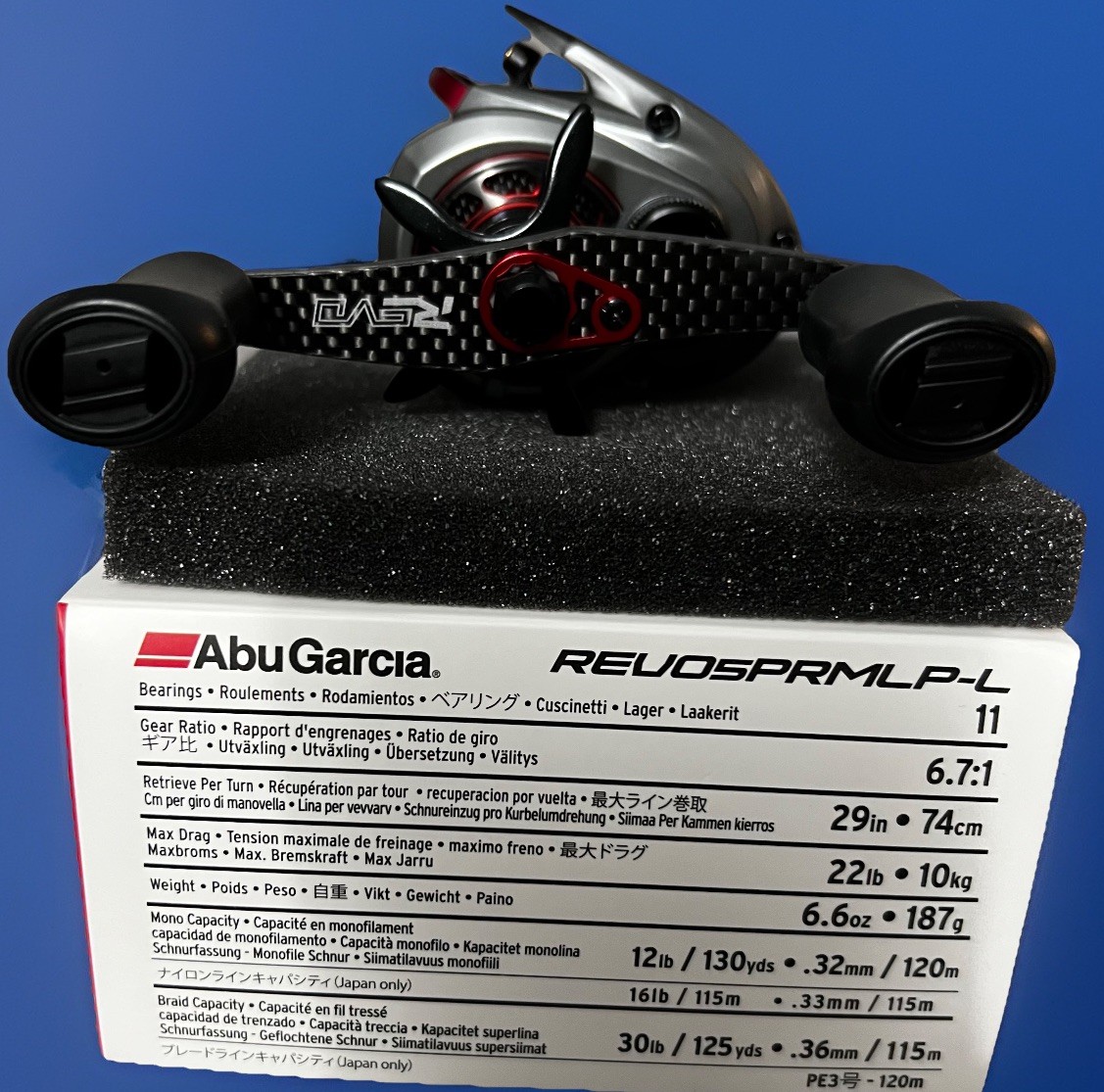 Abu Garcia Revo 5 Premier Low Profile Baitcast Reel Freshwater -LH 6.7:1