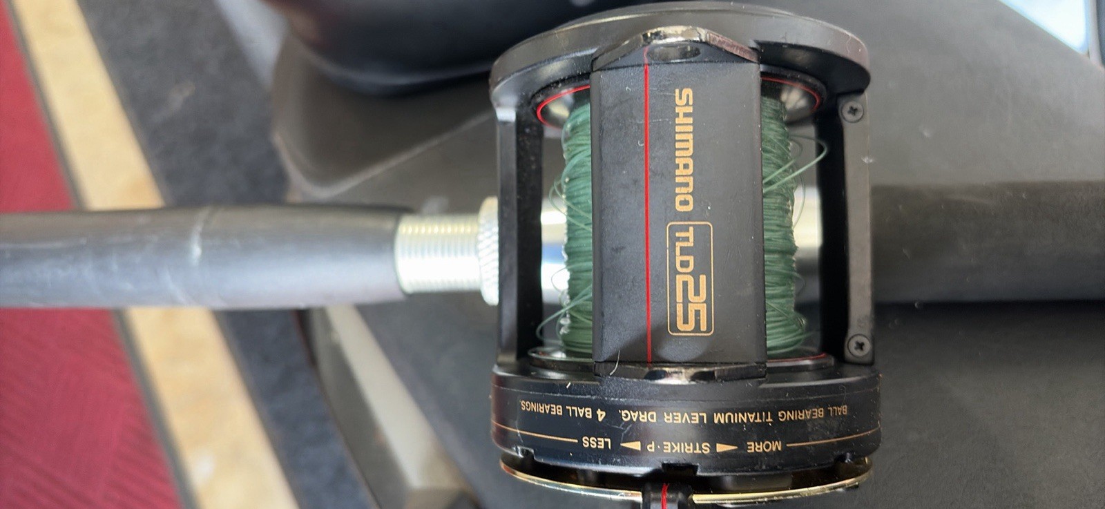 Rod/Reel Combo – Shimano TLD 25 With Penn Senator Stand-Up Rod Model 630MS￼
