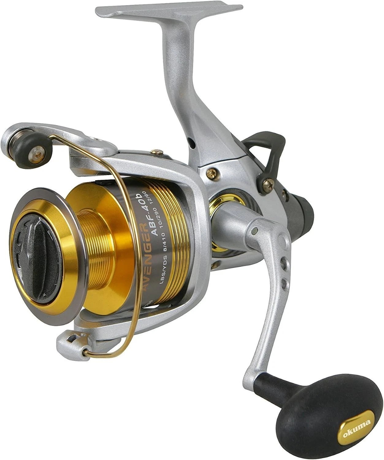 Avenger ABF B Series Saltwater Reel – 40′ Retrieve, 33lbs Drag, Compact Design