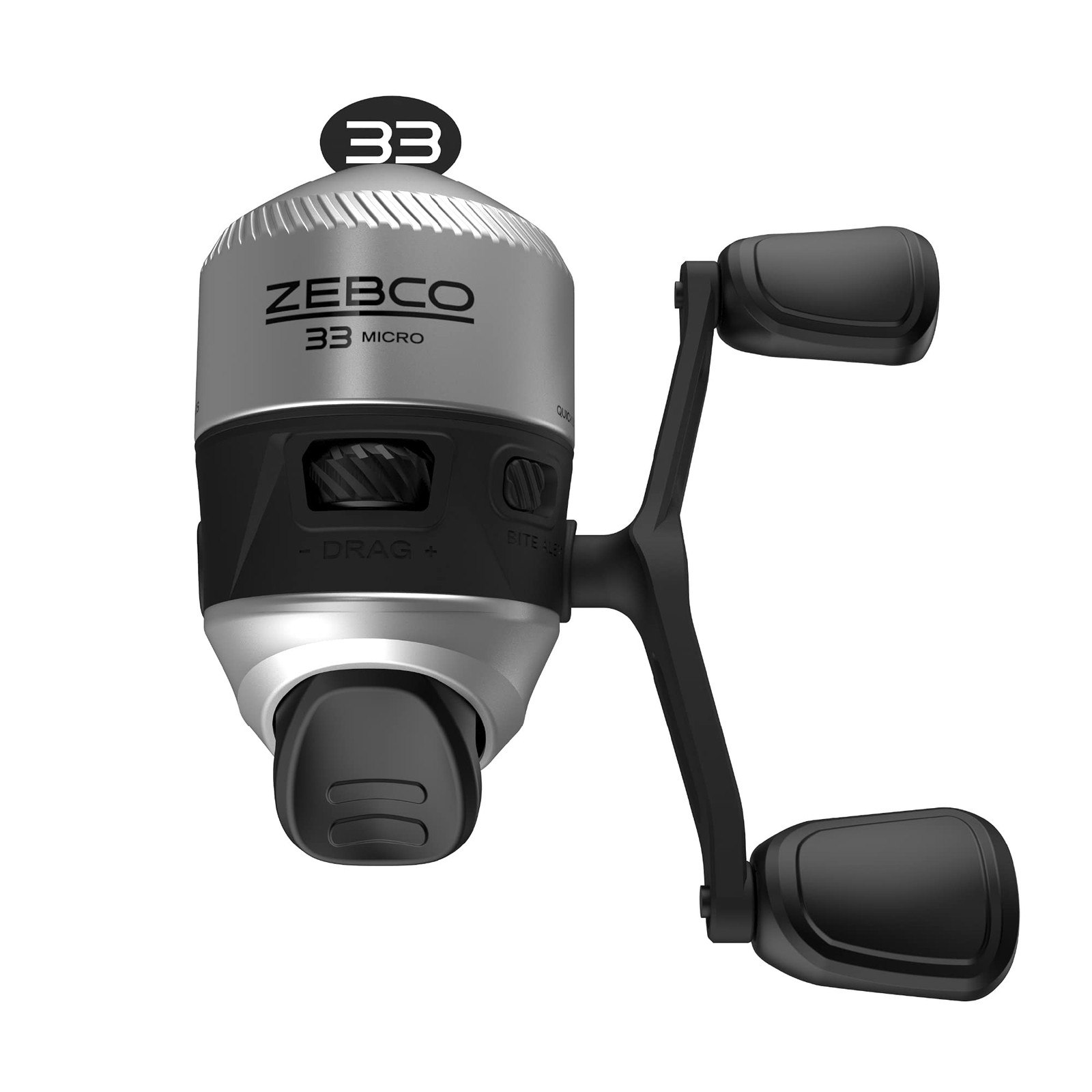 Zebco 33 Micro Spincast Fishing Reel, Size 10 Changeable 10, Multi