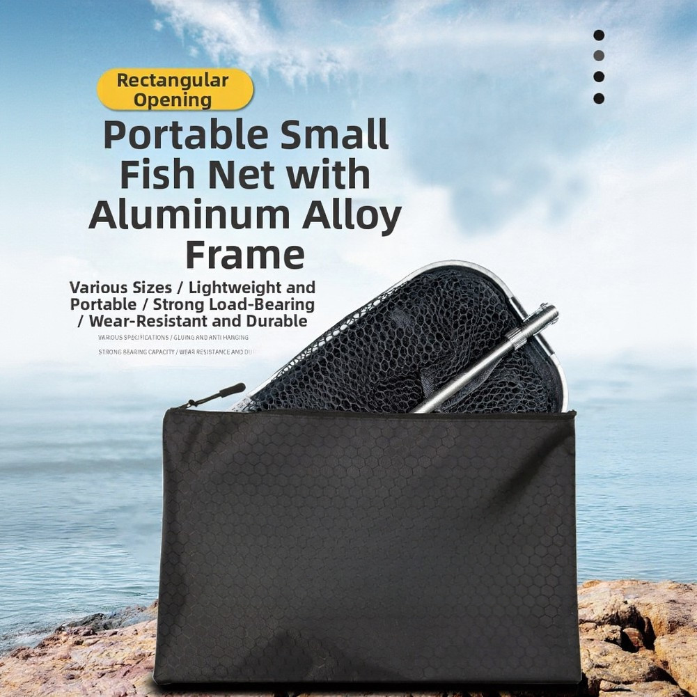 Strong Wear Resistant Fish Protection Net Portable Keepnet 30x17cm Size