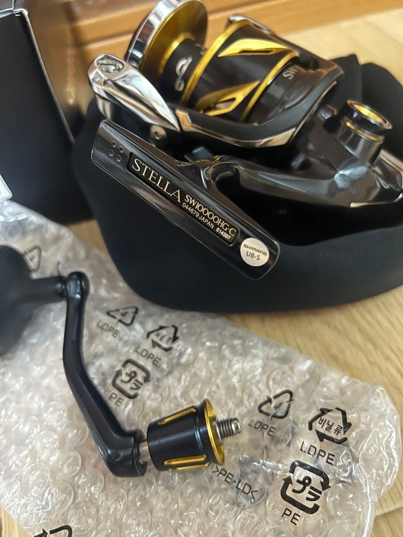 Shimano Stella SW10000HG Spinning Reel Saltwater Box Case X Protect Working Used