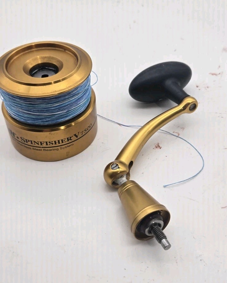 Penn Spinfisher V 7500 Stainless Steel Bearing System Fishing Reel Handle (122)