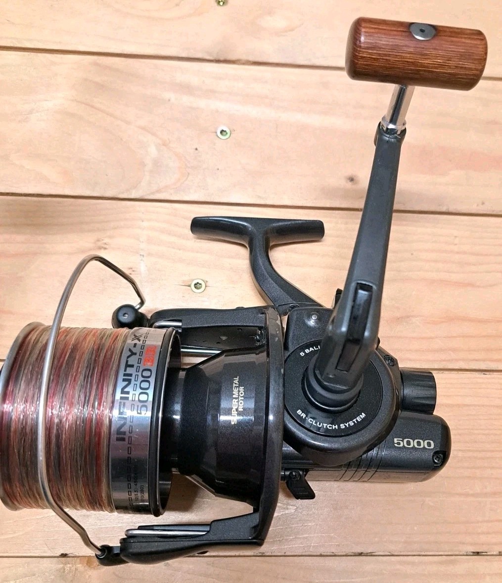 3 × Daiwa Infinity-X 5000 BR Freewheel Fishing Reels Carp Baitrunner Carp
