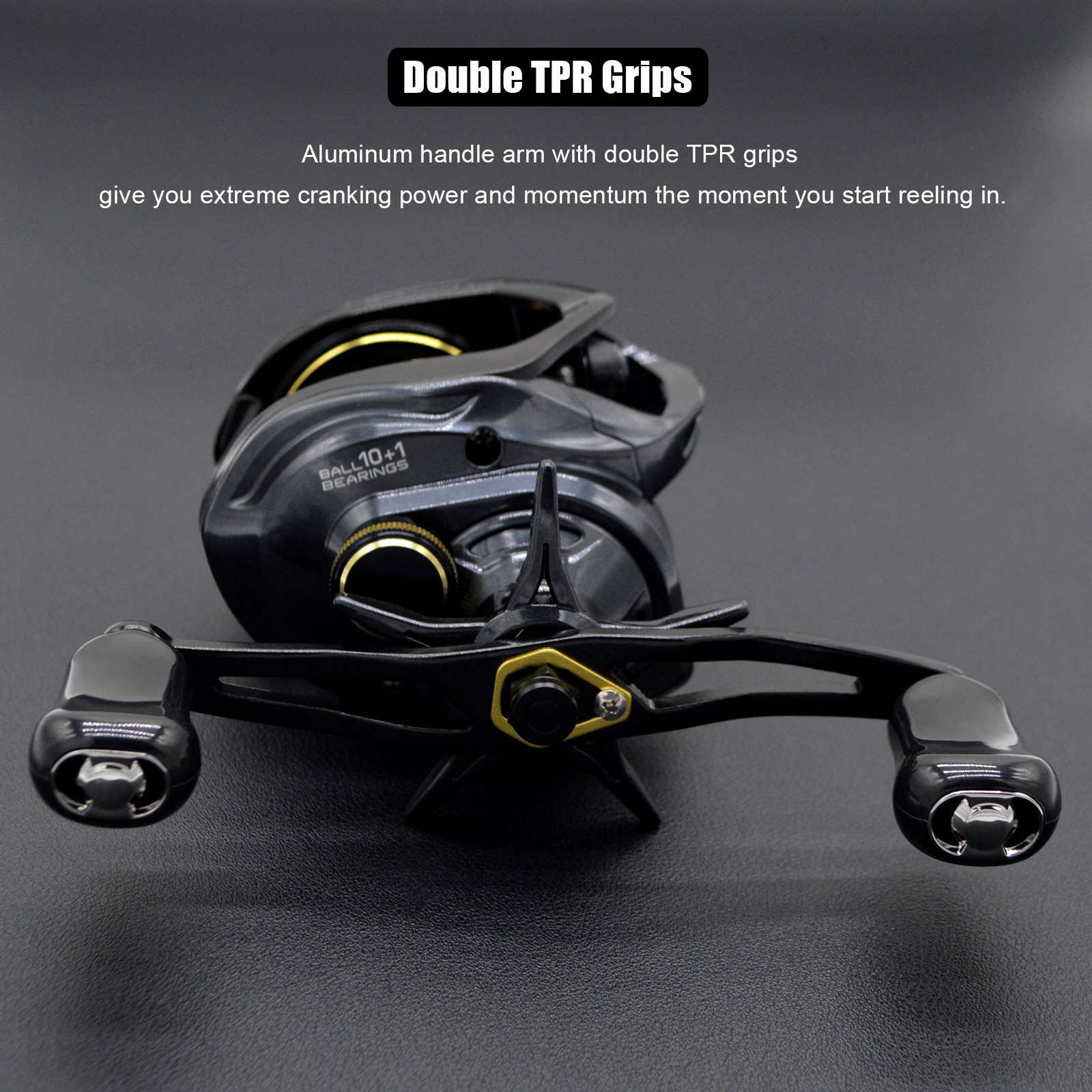 CAMEKOON Bahamut 400 Baitcaster Reel 35 LB Carbon Drag Saltwater Casting Fishing