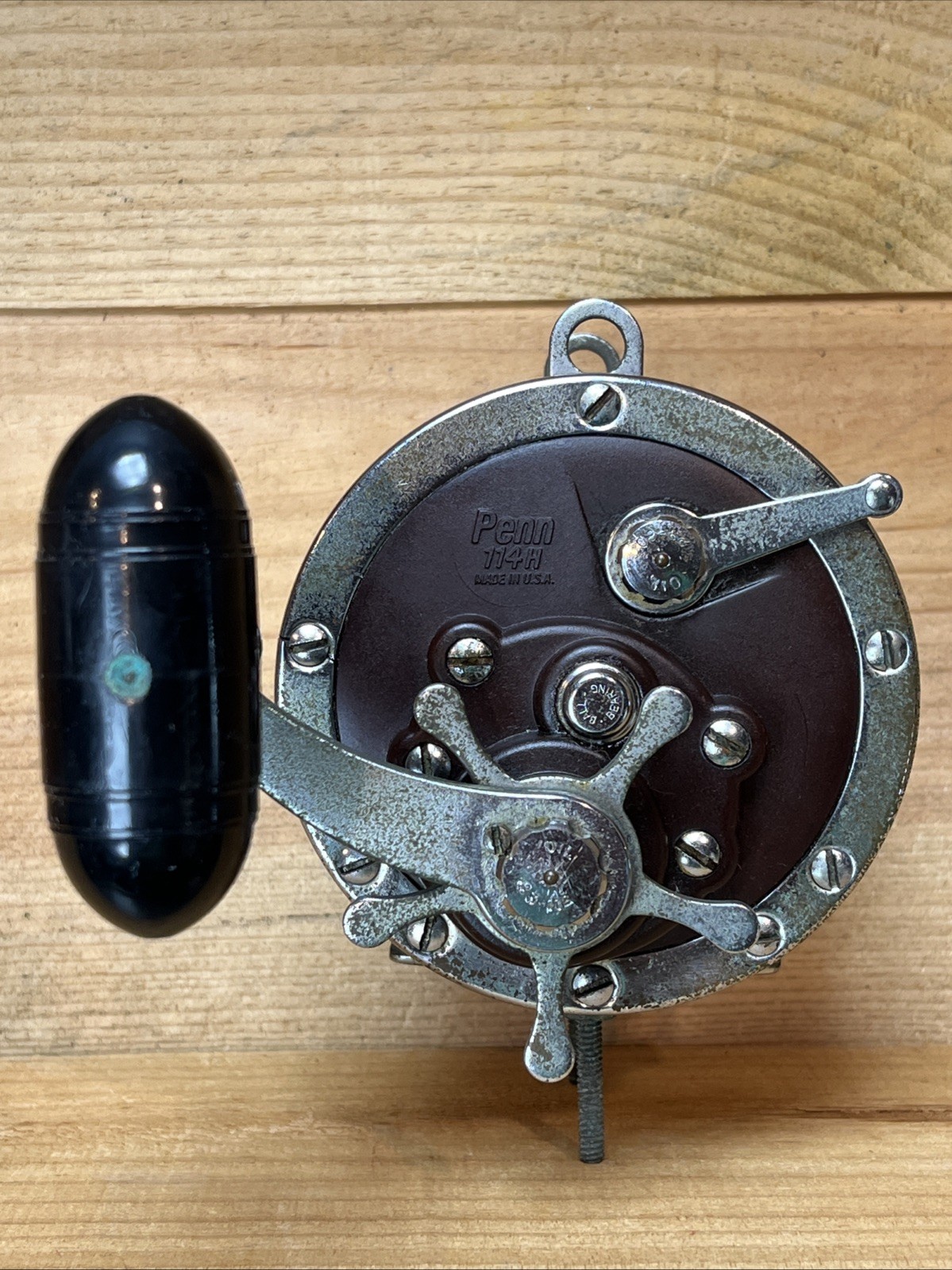 Penn 114H Special Senator 6/0 High Speed Ball Bearing Fishing Reel USA Vintage