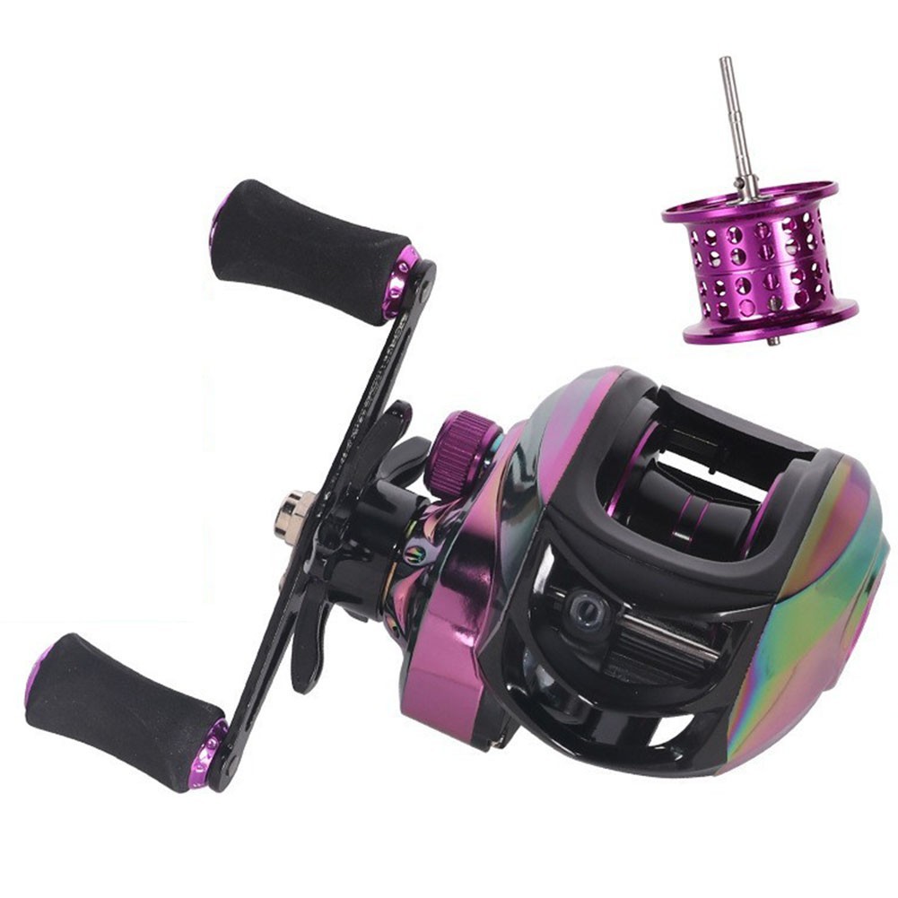 Colorful Baitcasting Reel 7 21 Gear Ratio Lightweight with 8kg Braking
