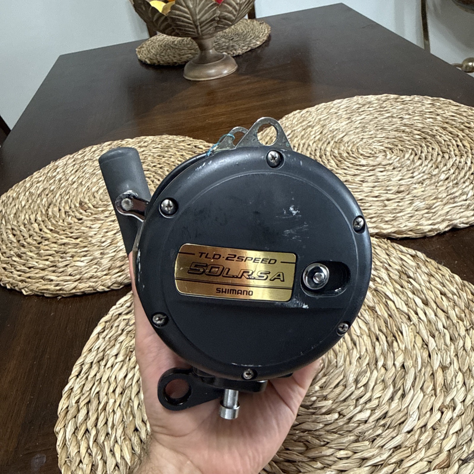 Shimano TLD 50 LRSA 2-Speed Lever Drag Big Game Trolling Reel Tested Clean