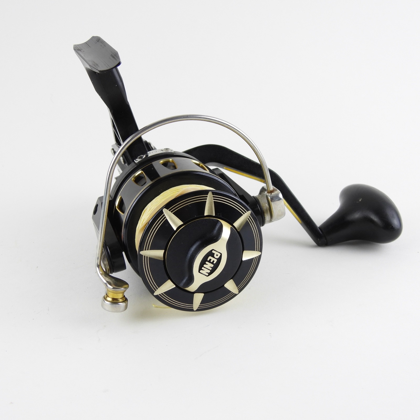 Penn Torque TRQS7 Fishing Reel. Black & Gold. Made in USA. (B).