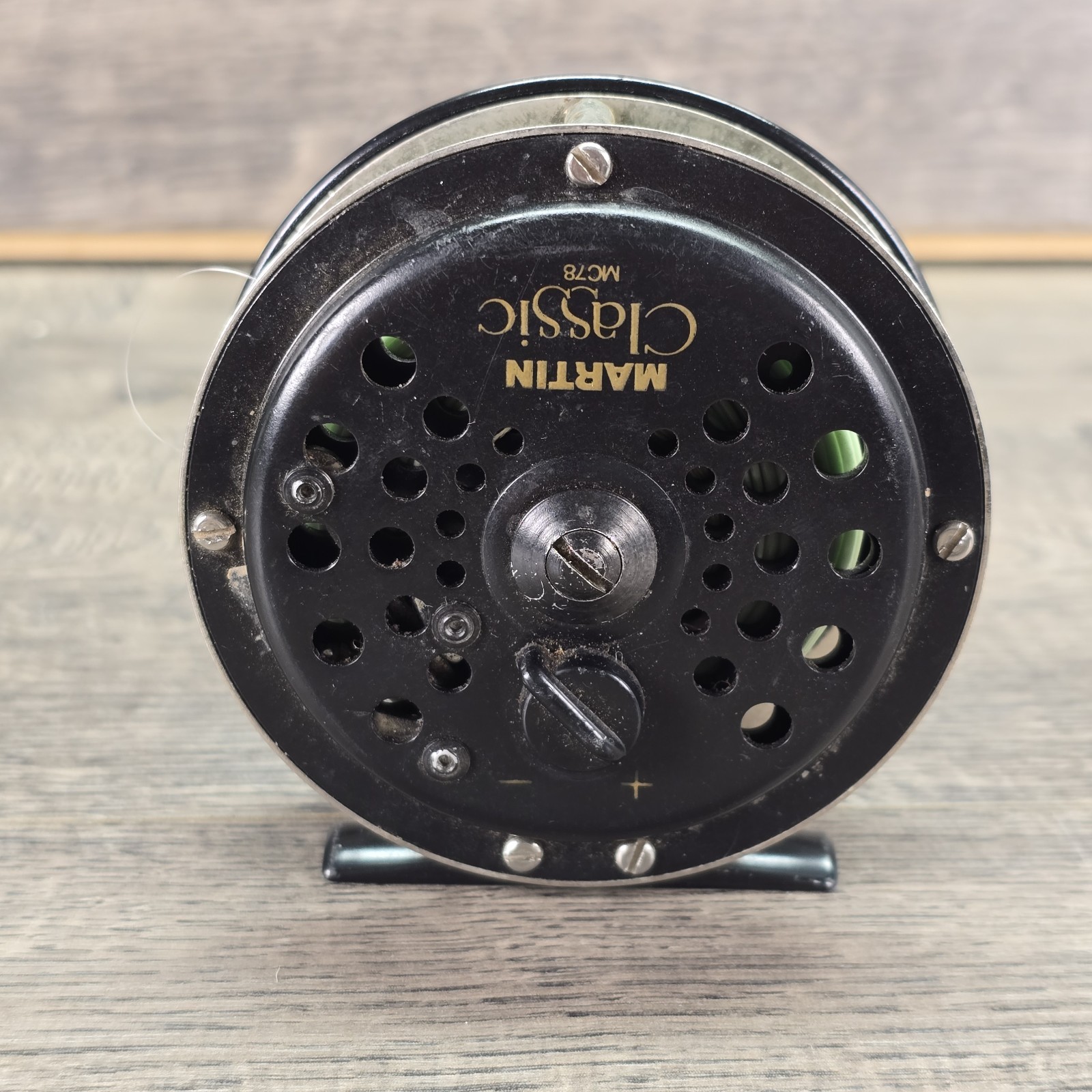 Vintage Martin Classic MC78 Fly Reel With Fly Line & EXTRA SPOOL