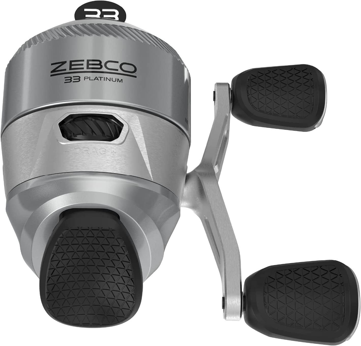 33 Platinum Spincast Fishing Reel, Size 30 Reel, Right or Left-Hand Retrieve, 4.