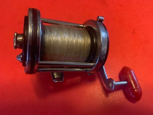 VINTAGE PENN SQUIDDER NO. 140 FISHING REEL NEWELL SPOOL AND STEEL GEARS & GUTS