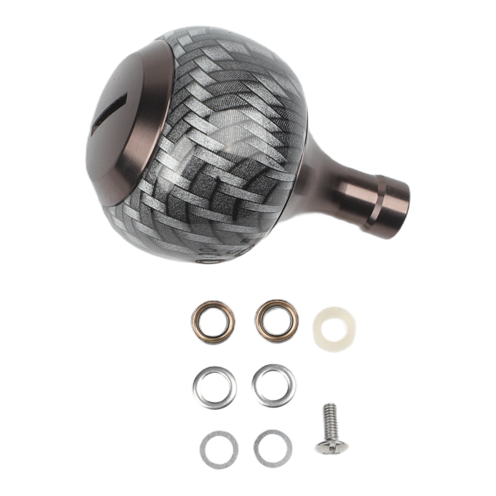 Carbon Fiber and Aluminum Alloy Ball Knobs for For DAIWA For FUEGO Reel