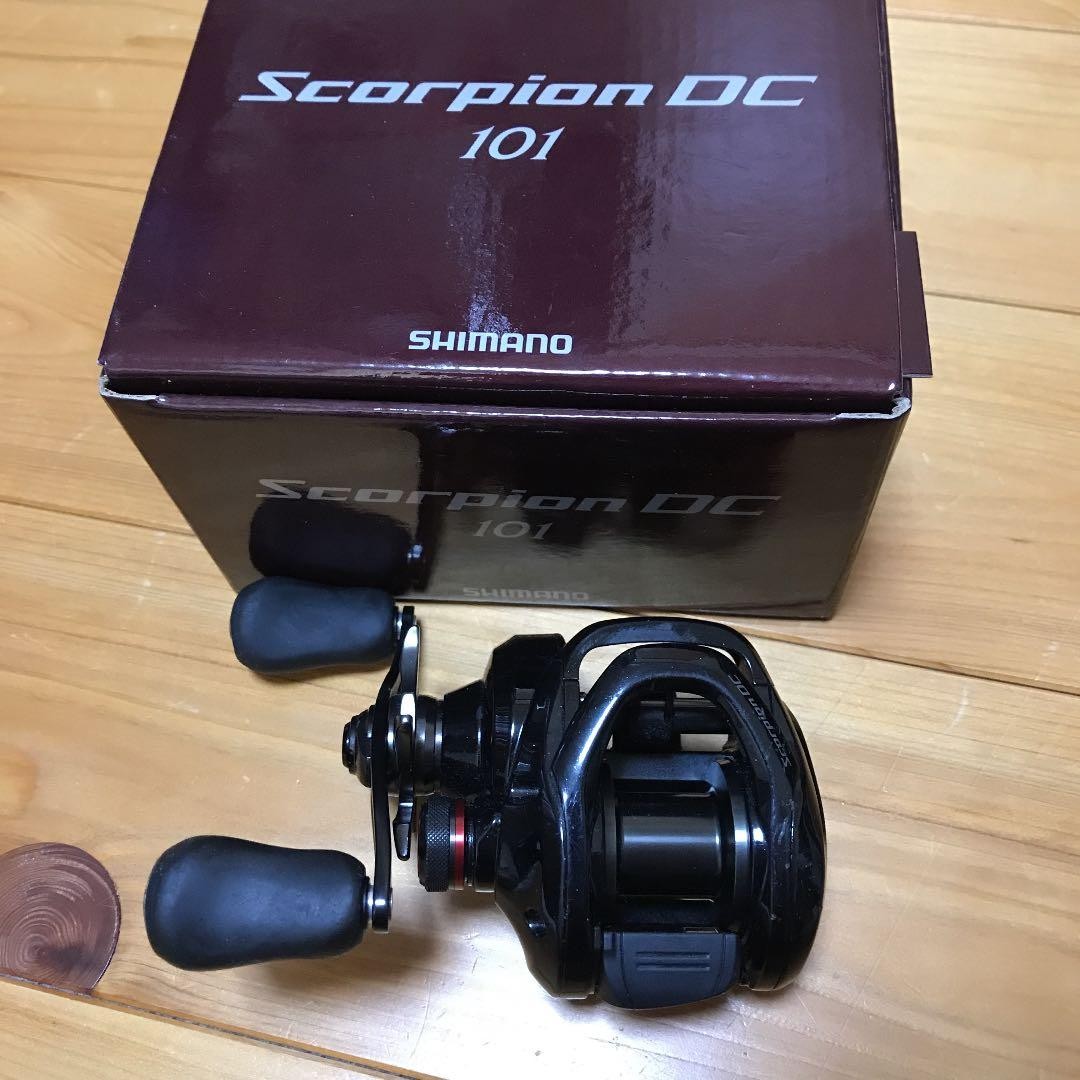 Shimano 17 Scorpion DC 101 Baitcasting Reel Left Hand Ages 15+ Scratches Japan