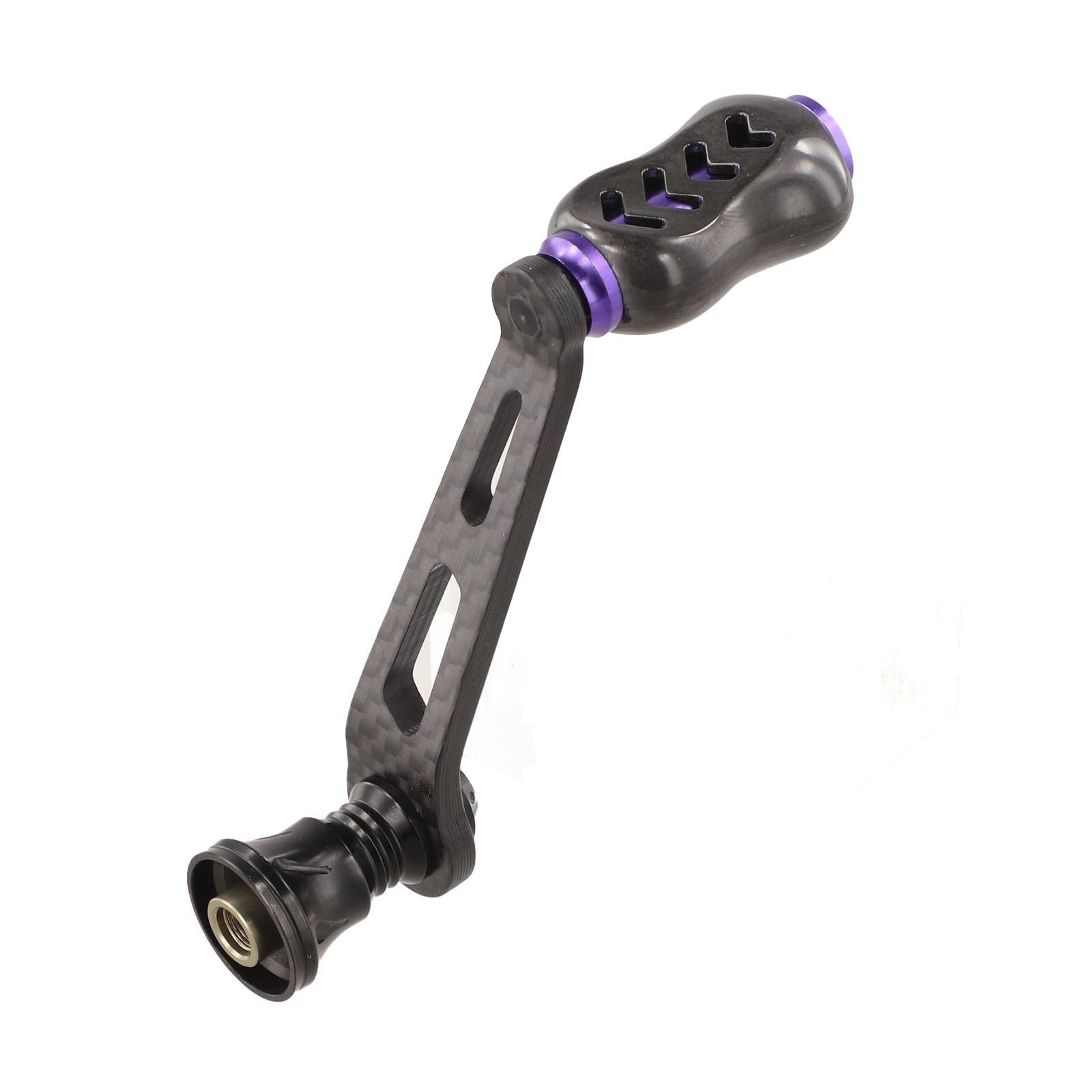 Carbon Fiber Single Arm Handle for For DAIWA For FUEGO Rocker Arm Screw In Reel