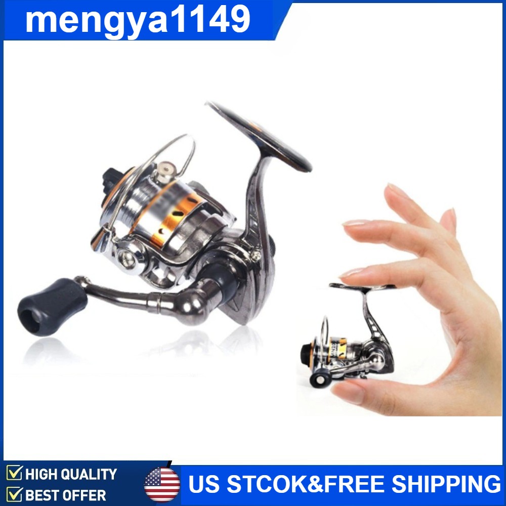 Full Metal Mini Small Spinning Reels Carp Raft Fishing Wheel Fish Gear 4:3:1