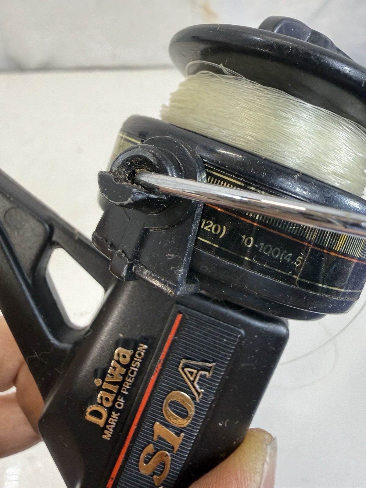Daiwa S10A Spinning Fishing Reel Mark of Precision Ultra Light Spooled
