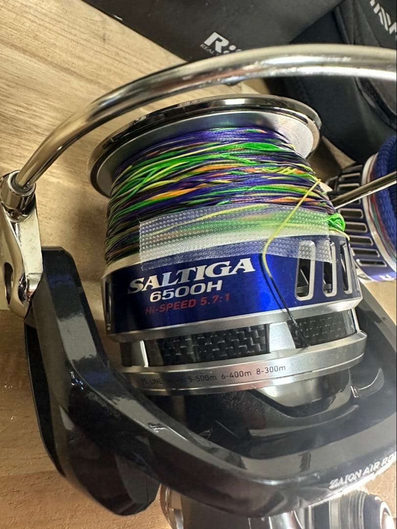 [☆USED/+Spare Spool] Daiwa 10 SALTIGA 6500H Spinning Reel Gear Ratio 5.7 F/Japan