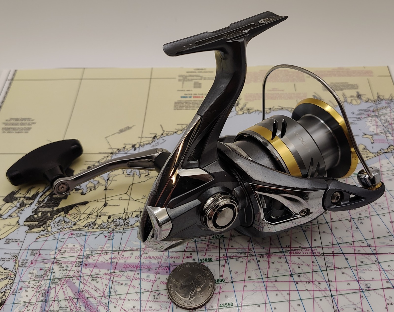 SHIMANO ULTEGRA 4000-B SPINNING FISHING REEL PERFECT LIGHT/MEDIUM ACTION *L@@K !