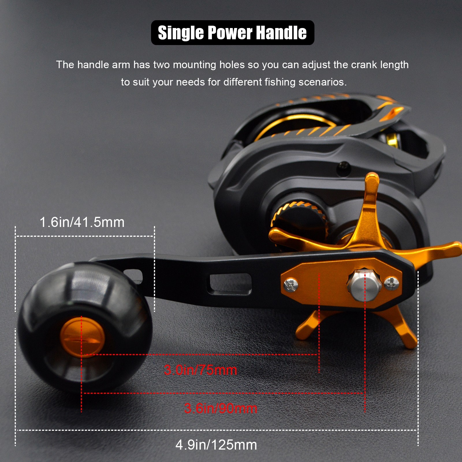 CAMEKOON Sea Cobra 400 Baitcaster Fishing Reel Synchronized Level Wind 35lb Drag