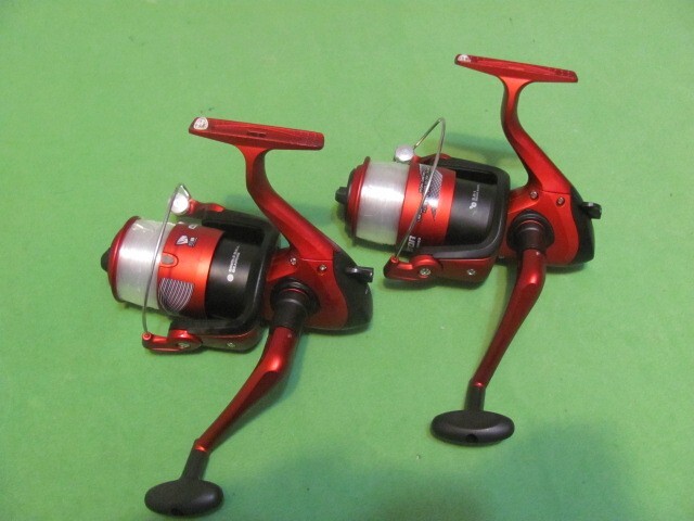 2) South Bend Competitor Model 155 Spinning Reels Spool with Line.