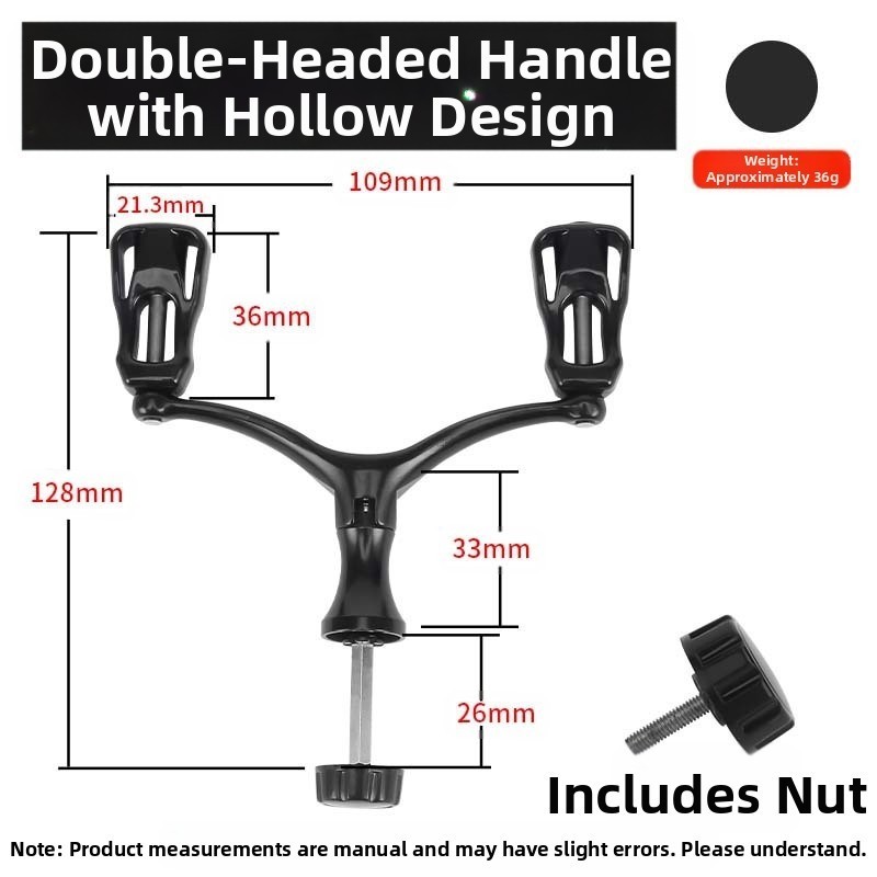 Fishing Reel Handle CNC Metal Dual Handle Replacement for 1000 2000 3000 Models
