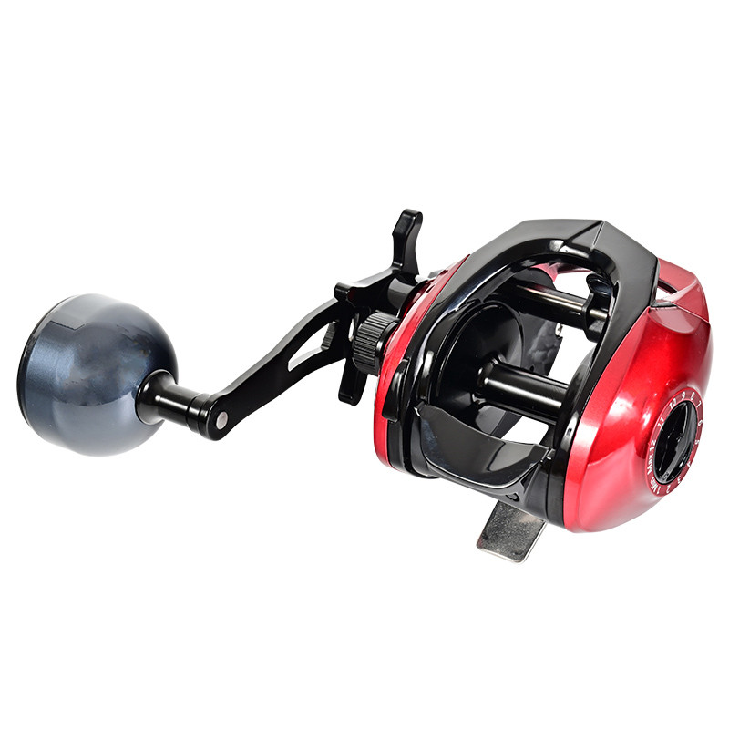 1pc Metal 5.5:1 Speed Ratio Fishing Reel, 4+1BB Far Throwing Baitcasting Reel,