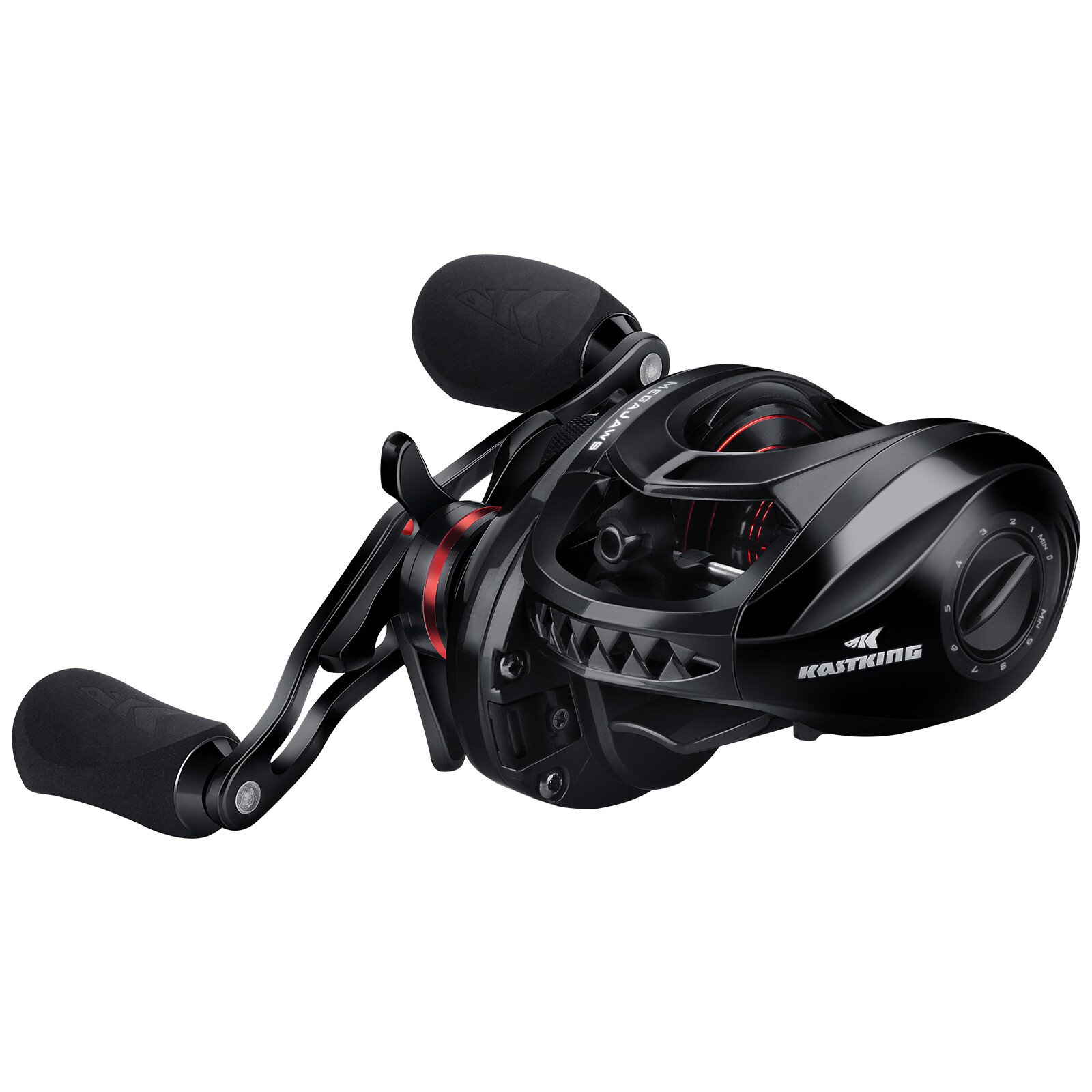 KastKing MegaJaws 7.2:1 Baitcasting Fishing Reel 17.6 lbs Max Drag-Right Handed