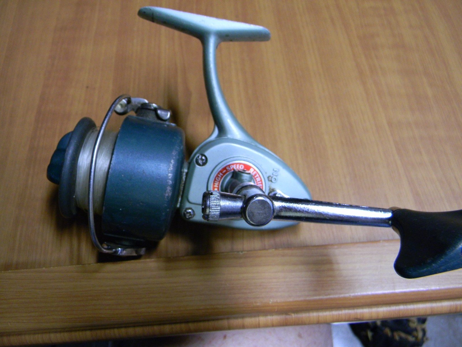 Vintage Heddon 248 Spinning Reel Heavy Duty Large Fishing Reel -Ball Bearings