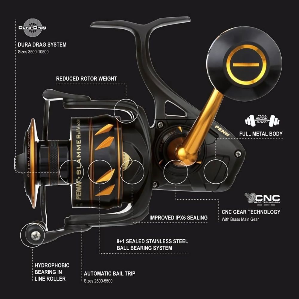 PENN Ultimate Spinning Reel SLAMMER IV 2500