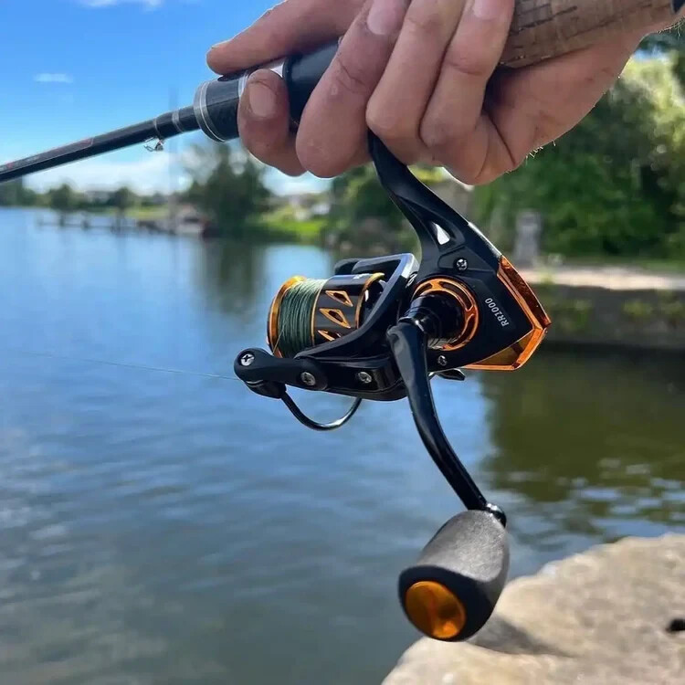 Rigged & Ready RR1000 Spin Reel Salt Resist 4+1 bearing Spare Spool + Bag 5-2-1