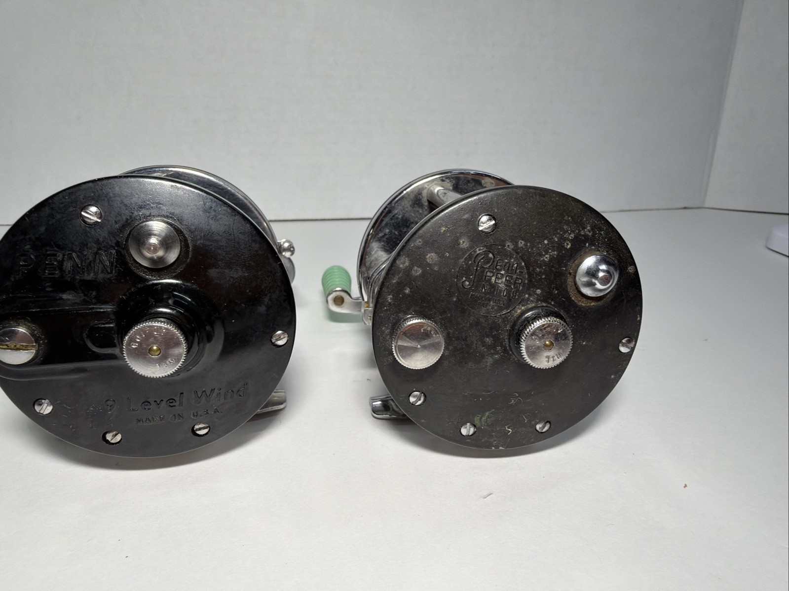 PENN 9 Level Wind & Penn Peer 109 Reels – No Box Pre-owned Good Condition