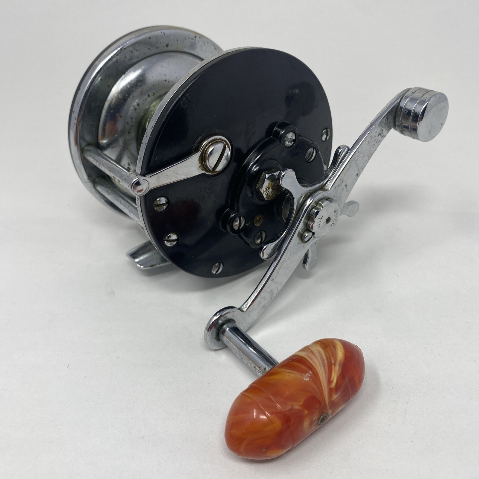 Penn 60 Long Beach Fishing Reel Vintage USA Works Great!